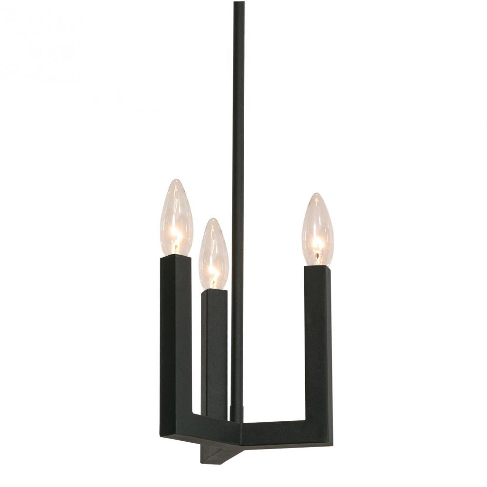 GRACE 3 LIGHT MINI-PENDANT CANDELABRA BASE