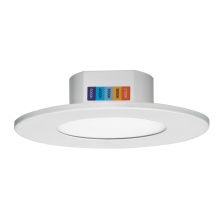 AFX Lighting, Inc. CNEF04LAJD1WH - Connie 4'' LED Flush Mount 120V 12W 5CCT WH