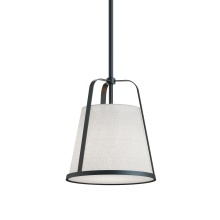 AFX Lighting, Inc. LIZP10MBBK - Lizzette 10'' Med Base Pendant, 120V, BK