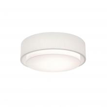 AFX Lighting, Inc. SAF1824MB-LW - Sanibel 18'' Med Base Flush Mount - LW w/ LW