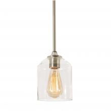 AFX Lighting, Inc. WMMP06MBSN - William 6'' Pendant Medium Base SN