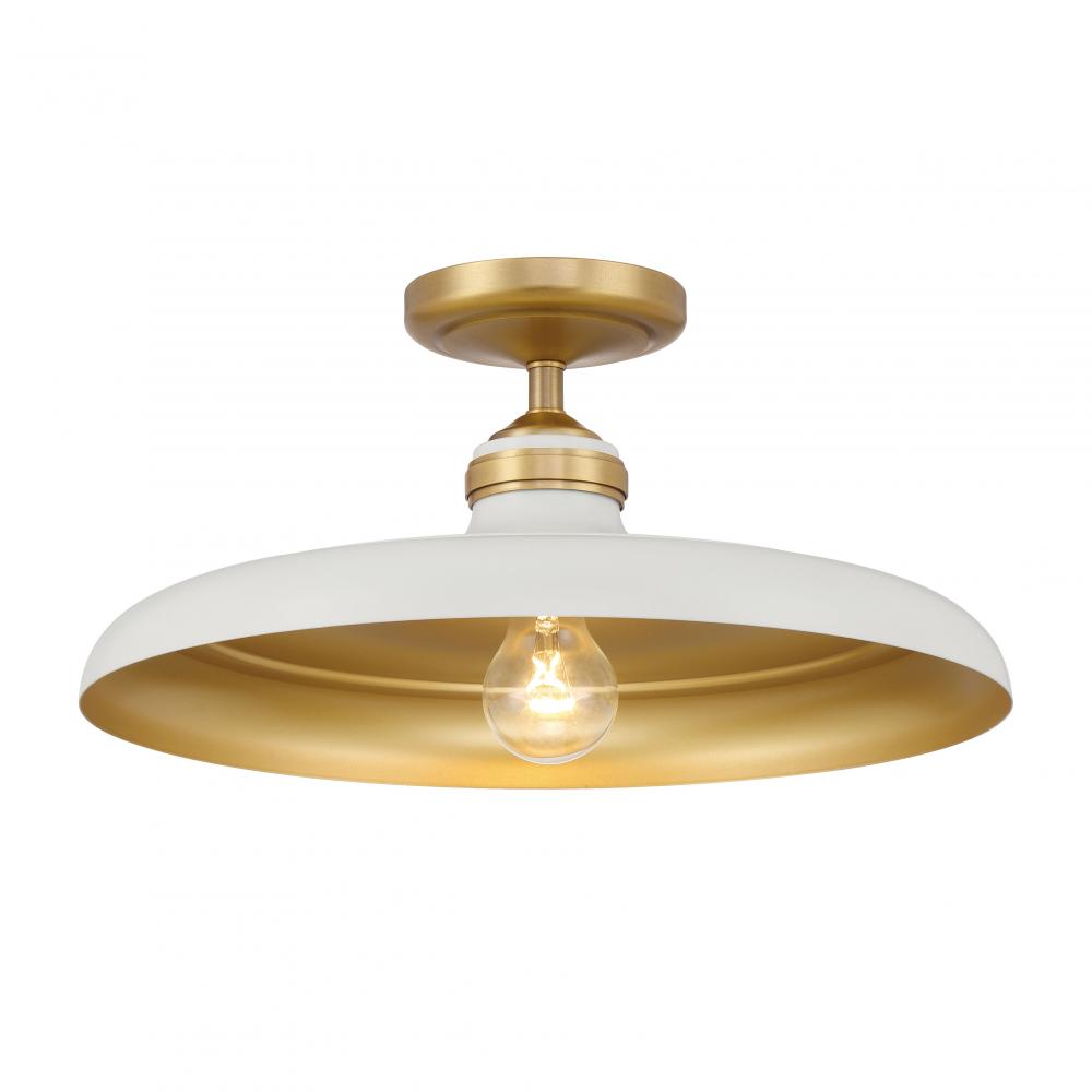 1 Light Semi Flush