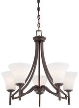 Minka-Lavery 4935-284 - 5 Light Chandelier