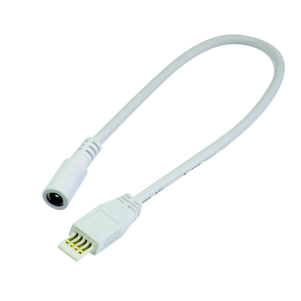 24"  Power Line Cable for Lightbar Silk,  White