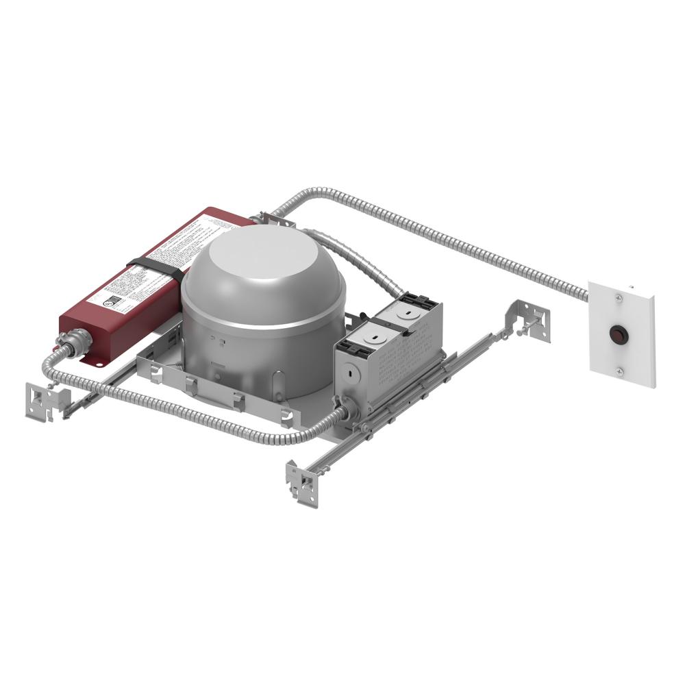 6" Shallow, IC, AT LED Dedicated New Construction Housing , 120-277V, Wired for Univ. Dimming,