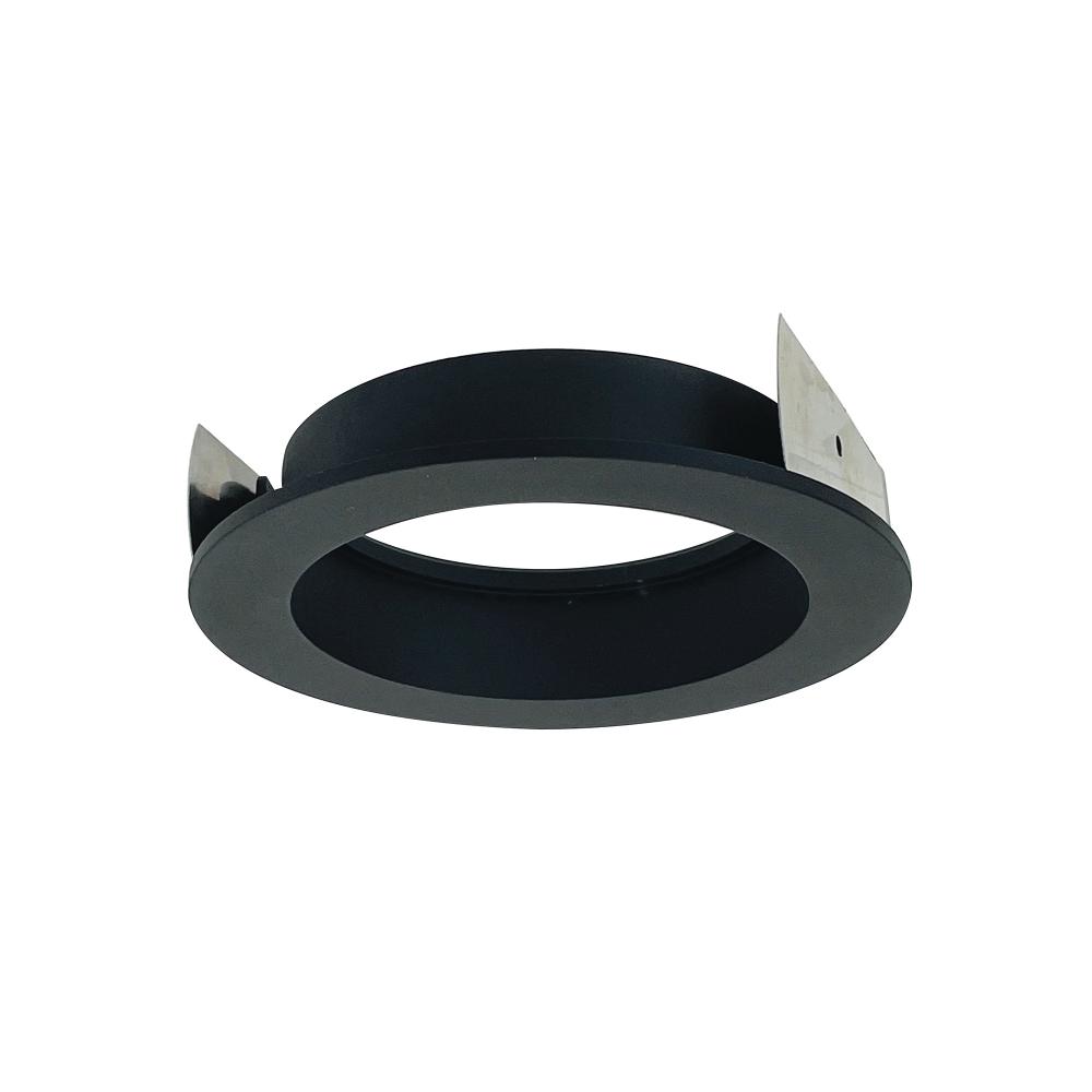 4" Iolite Trimless to Flanged Converter Accessory, Black