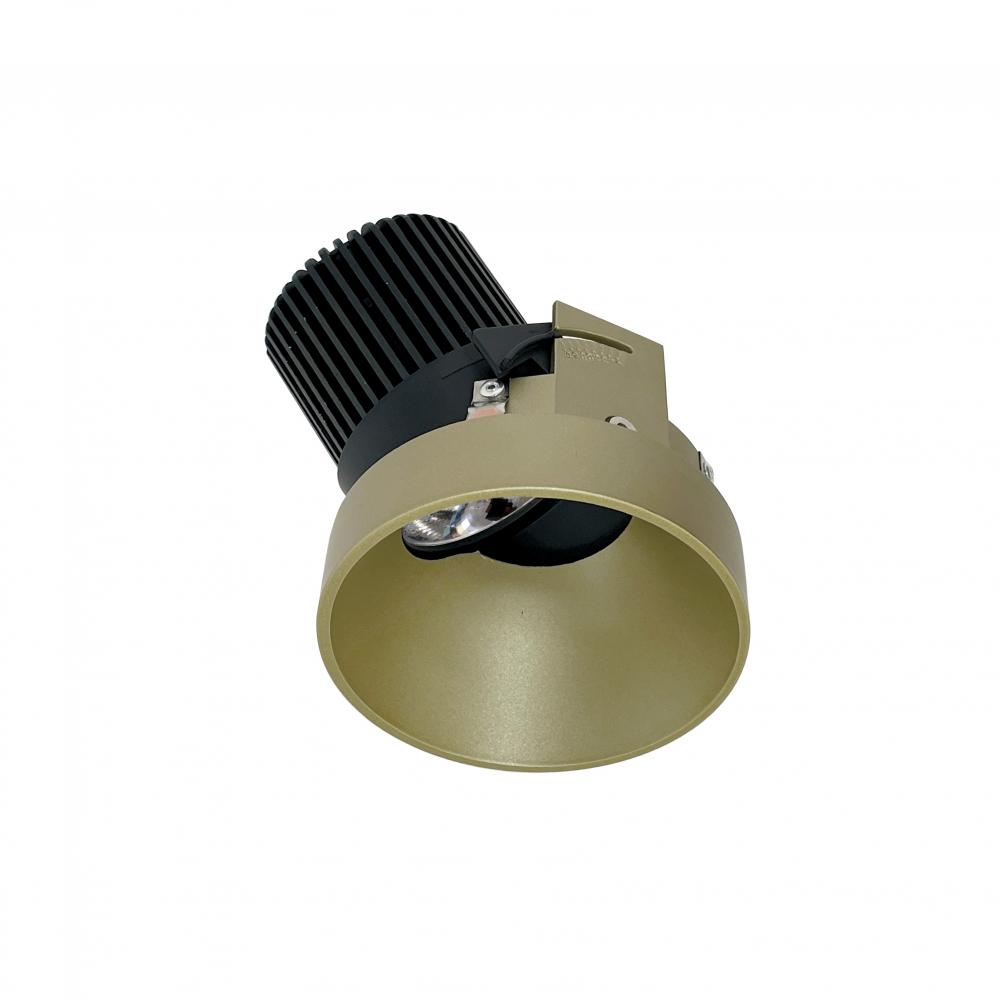 4" Iolite LED Round Trimless Adjustable Slot, 10-Degree Optic, 850lm / 12W, 2700K, Champagne