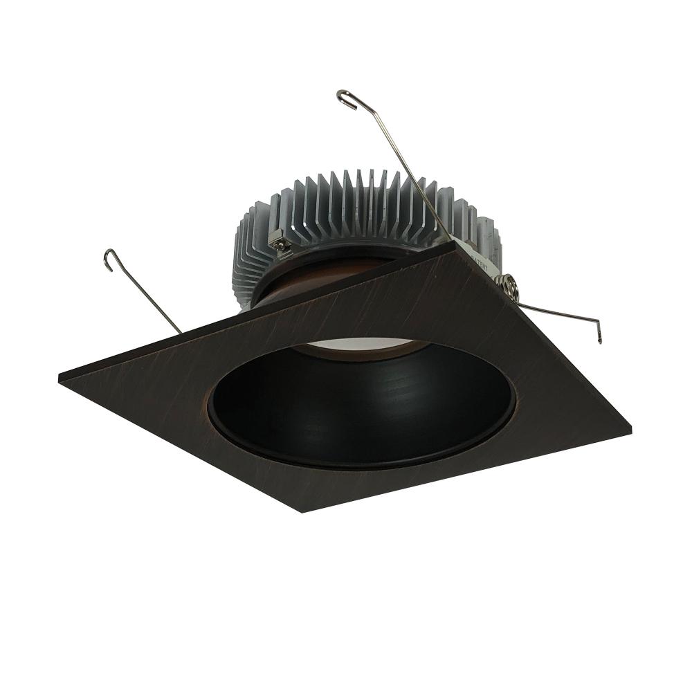 6" Cobalt Dedicated High Lumen Square/Round, 1500lm, Comfort Dim, Bronze Reflector / Bronze