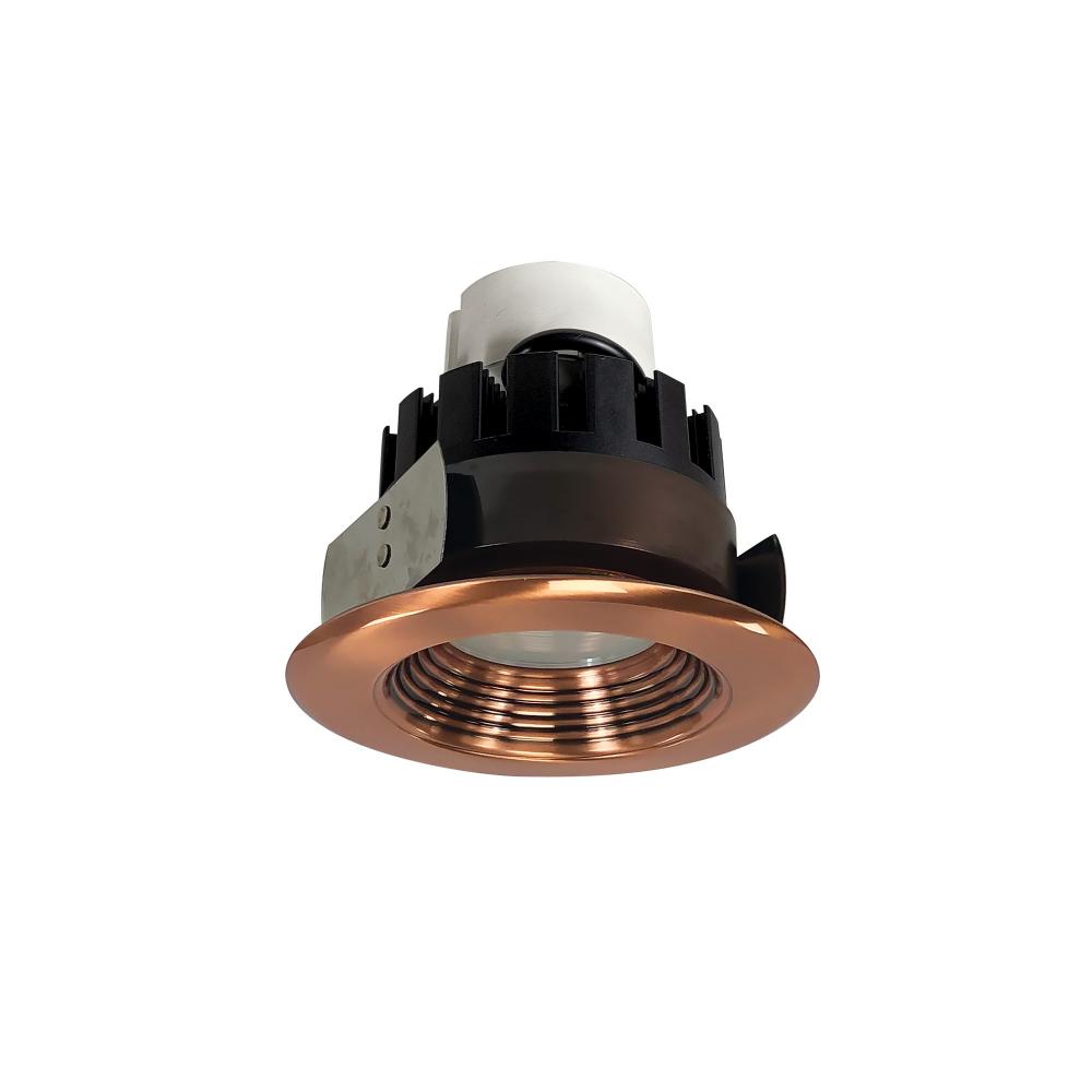4" Marquise III Retrofit, Copper Baffle/Copper Flange, 120-277V; 0-10V Dimming, 1300lm / 12W,