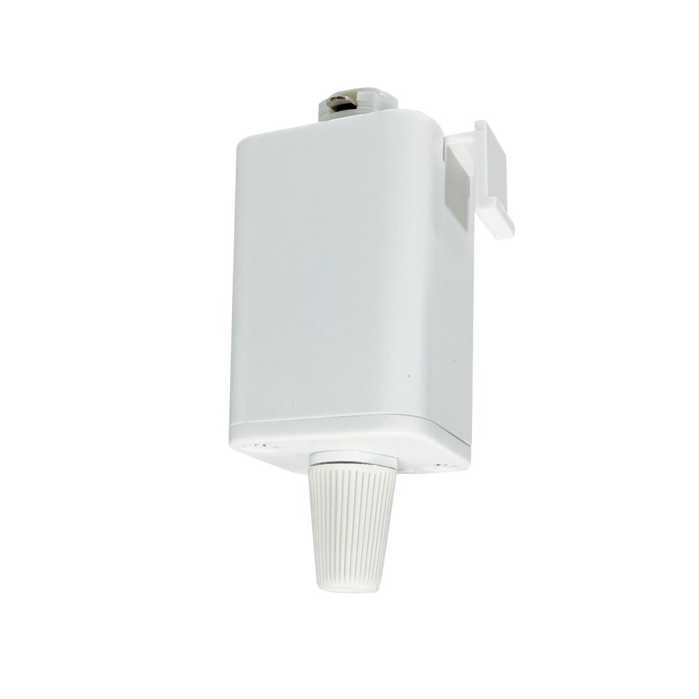 Pendant Adapter for J-Style Track Systems, White Finish