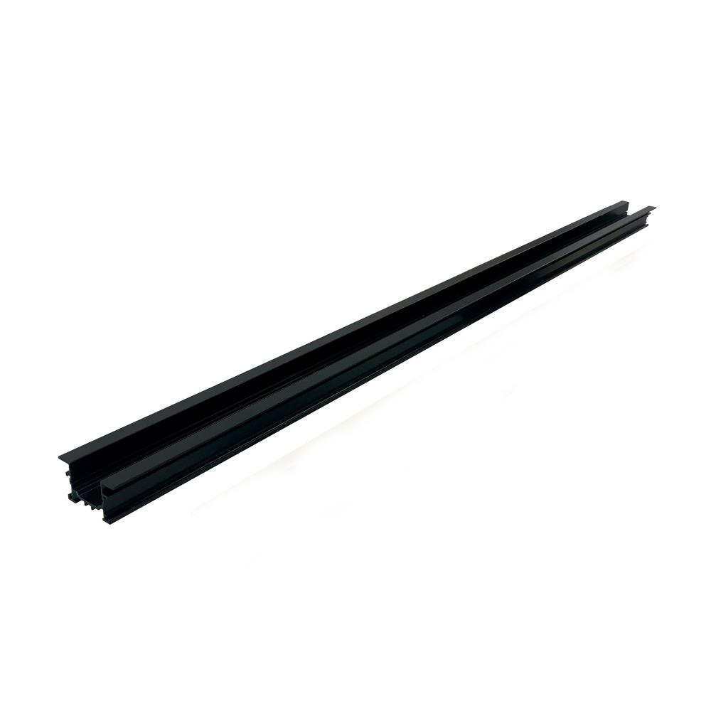 4' Recessed Track Housing, Black