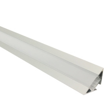 Nora NATL-C28A - 4-ft Corner Channel, Aluminum (Plastic Diffuser and End Caps Included)