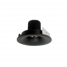 Nora NIO-4RNB27QBB - 4" Iolite LED Round Bullnose, 10-Degree Optic, 950lm / 12W, 2700K, Black Finish