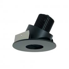 Nora NIO-4RPHA27XBB/10 - 4" Iolite LED Round Adjustable Pinhole, 1000lm / 14W, 2700K, Black Pinhole / Black Flange