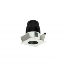 Nora NIOB-1SNG27XBW - 1" Iolite LED BWF Square Reflector with Round Aperture, 600lm, 2700K, Black Reflector with Round