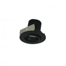 Nora NIOB-2RC50XBB - 2" Iolite LED Round Adjustable Cone Reflector, 800lm / 14W, 5000K, Black Reflector / Black