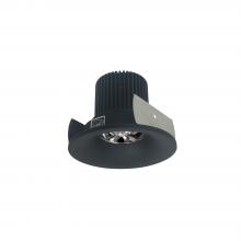 Nora NIOB-2RNB27QBB - 2" Iolite LED Round Bullnose, 10-Degree Optic, 850lm / 12W, 2700K, Black Finish