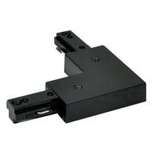 Nora NT-2313B - L Connector, 2 Circuit Track Left or Right Polarity, Black