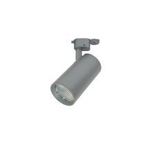 Nora NTE-85518F35S - Jason LED Track Head, Cylinder, 18W, 35K, 80+ CRI, Flood, Silver