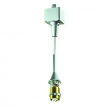 Nora NTH-162W - Track Mounted Line Voltage Pendant Cord, 8'-6" length, G9 Halogen, 40W Max, White