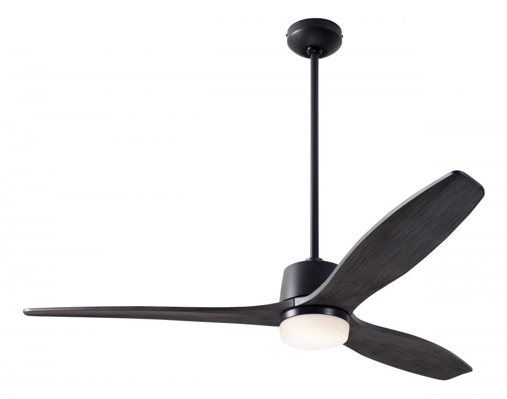 Arbor DC Fan; Dark Bronze Finish; 54" Ebony Blades; 17W LED; Wall/Remote Combo Control