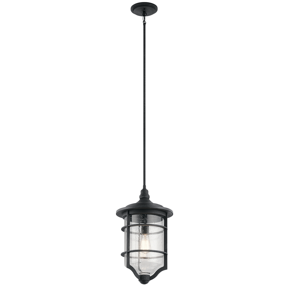 Royal Marine™ 1 Light Pendant Distressed Black