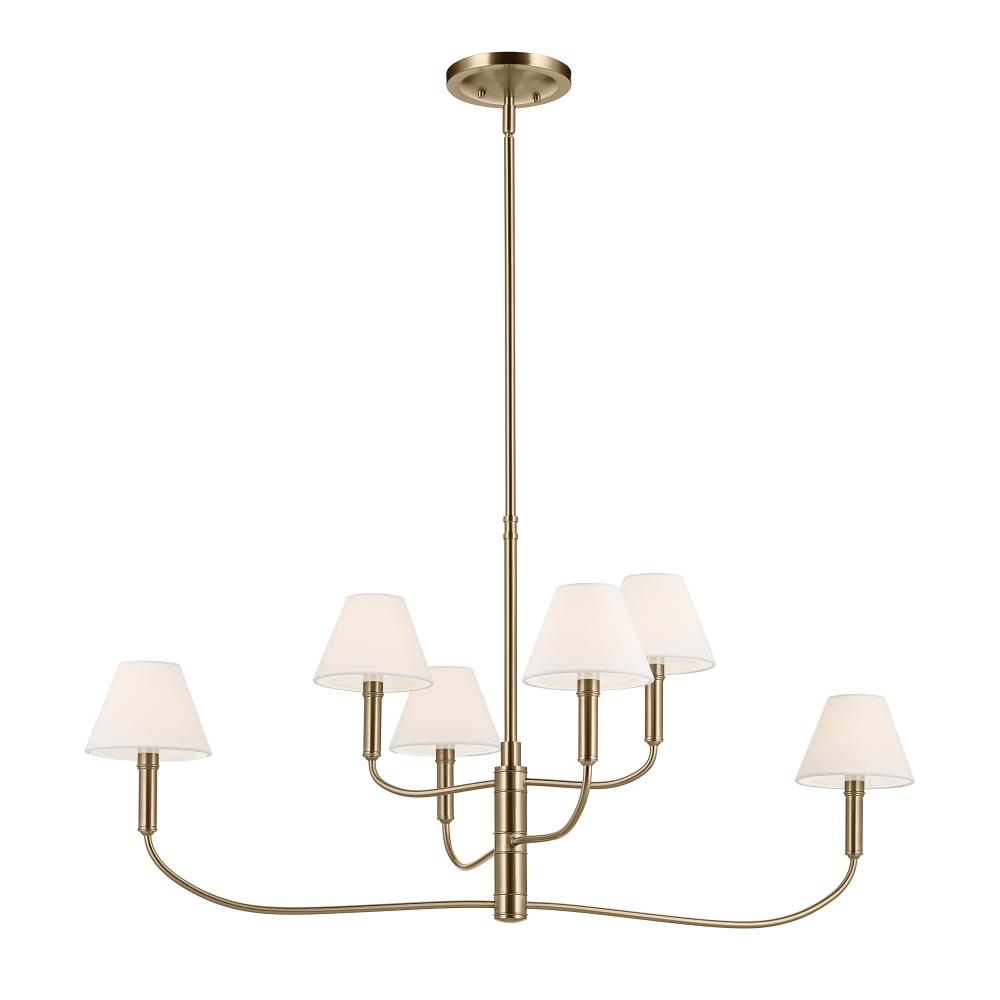 Chandelier Large Multi Tier 6Lt