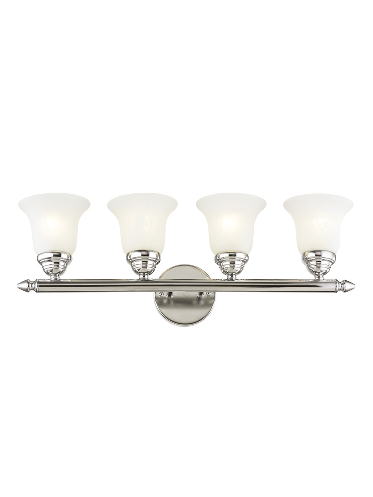 4 Light Polished Chrome Bath Light