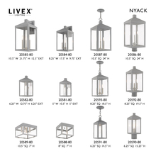 Livex Lighting 20582-80 - 1 Lt Nordic Gray Outdoor Wall Lantern