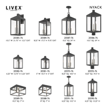 Livex Lighting 20587-76 - 3 Lt Scandinavian Gray Outdoor Pendant Lantern