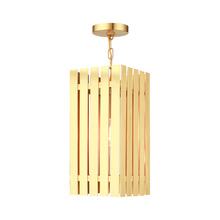 Livex Lighting 20757-12 - 1 Lt Satin Brass Outdoor Pendant Lantern