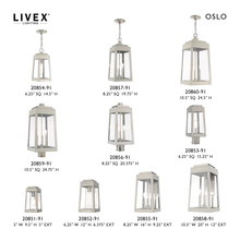 Livex Lighting 20852-91 - 1 Lt Brushed Nickel Outdoor Wall Lantern