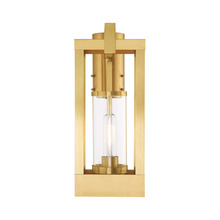 Livex Lighting 20994-12 - 1 Lt Satin Brass Outdoor Post Top Lantern