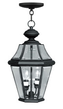 Livex Lighting 2265-04 - 2 Light Black Outdoor Chain Lantern