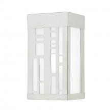 Livex Lighting 22971-91 - 1 Light Brushed Nickel Outdoor ADA Small Sconce