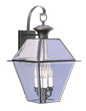 Livex Lighting 2381-04 - 3 Light Black Outdoor Wall Lantern