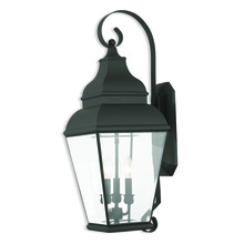 Livex Lighting 2593-04 - 3 Light Black Outdoor Wall Lantern