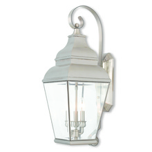 Livex Lighting 2593-91 - 3 Light BN Outdoor Wall Lantern