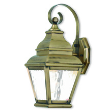 Livex Lighting 2601-01 - 1 Light AB Outdoor Wall Lantern