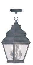 Livex Lighting 2604-61 - 2 Light Charcoal Outdoor Chain Lantern