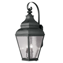 Livex Lighting 2607-04 - 4 Light Black Outdoor Wall Lantern
