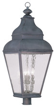 Livex Lighting 2608-61 - 4 Light Bronze Outdoor Post Lantern