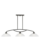 Livex Lighting 4224-92 - 3 Light English Bronze Linear Chandelier