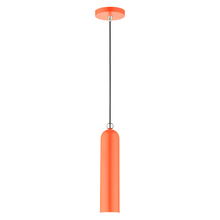 Livex Lighting 46751-77 - 1 Lt Shiny Orange Pendant