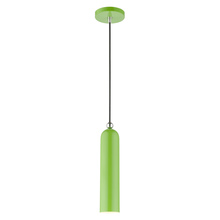 Livex Lighting 46751-78 - 1 Lt Shiny Apple Green Pendant