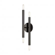 Livex Lighting 46982-46 - 4 Light Black Chrome ADA Sconce