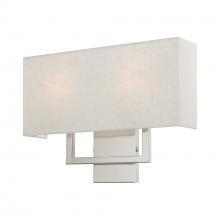 Livex Lighting 50995-91 - 2 Light Brushed Nickel ADA Sconce