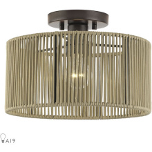 Livex Lighting 53142-92 - 1 Light English Bronze Medium Semi-Flush