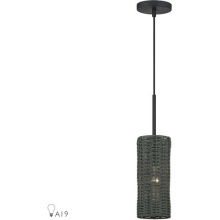 Livex Lighting 60111-04 - 1 Light Black Mini Pendant