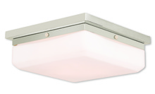 Livex Lighting 65537-35 - 3 Light PN Wall Sconce/Ceiling Mount